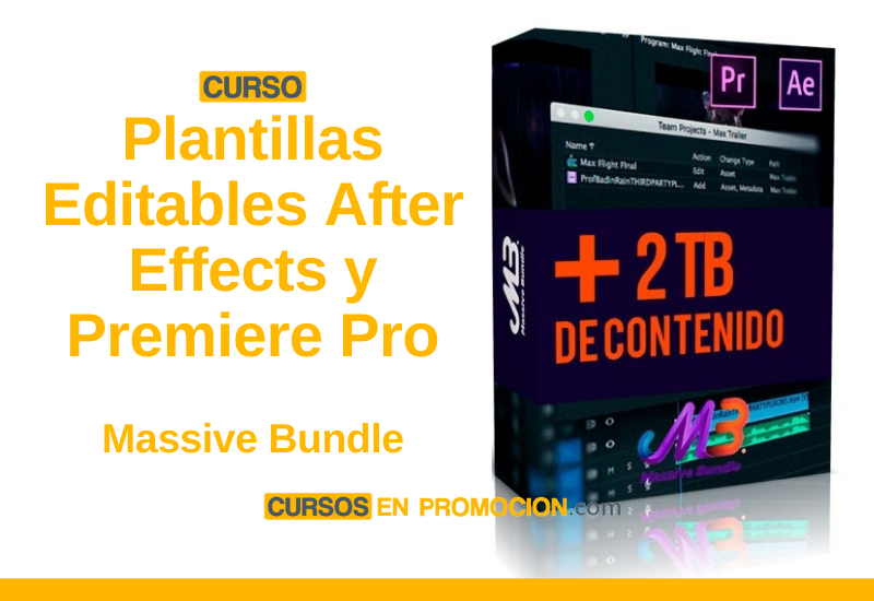 Pack de Plantillas Editables After Effects y Premiere Pro